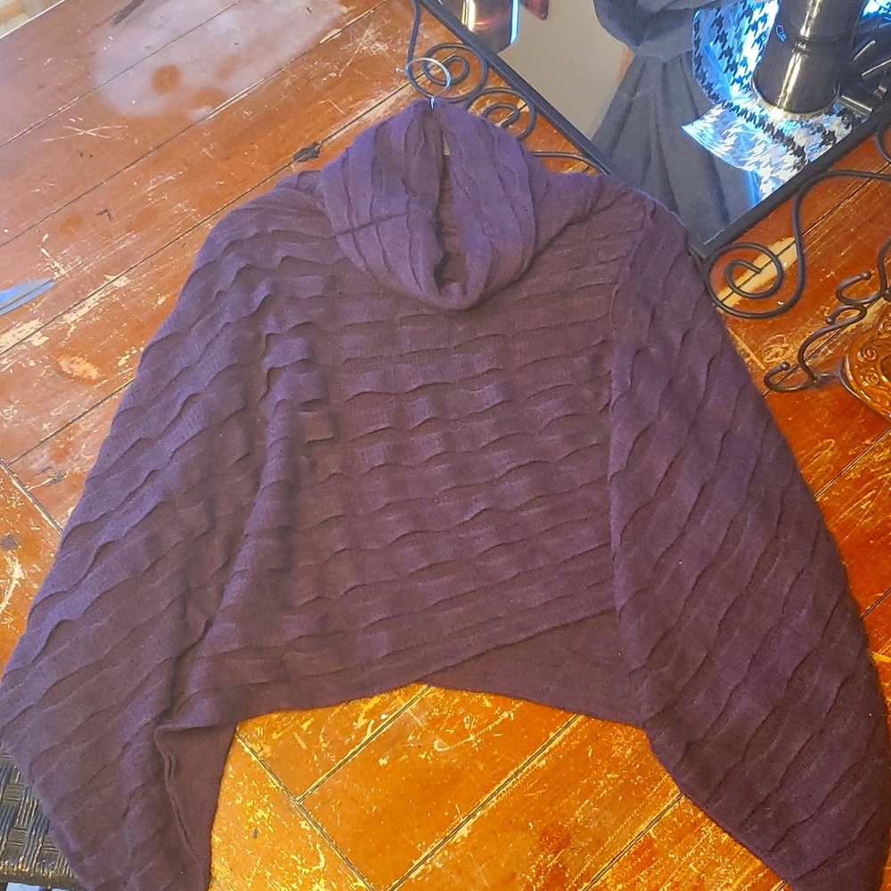Turtleneck Poncho